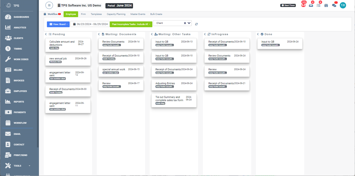 All Client Info in One Place